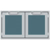 Hestan AGLP36GG Double Sealed Pantry Storage Doors, Marquise, 36-Inch - Dark Parts