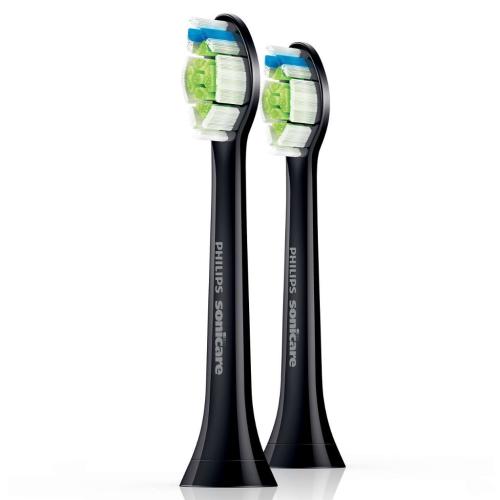 Sonicare Part# HX6062/94 Diamond Clean Black Standard Brush heads (OEM)