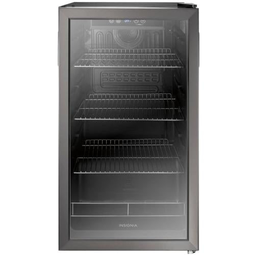 Midea NSBC120BS8 Insignia 3.2 Cu. Ft. 115-Can Beverage Cooler - Black Stainless