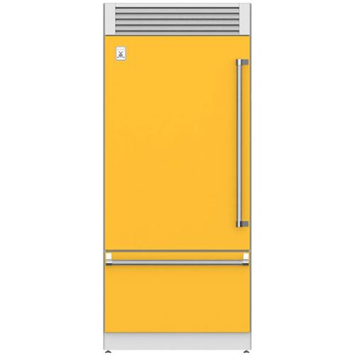 Hestan KRPL36YW Refrigerator, Bottom Mount, Top Compressor, Pro, Left Hinged