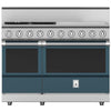 Hestan KRG484GDLPGG Range, 4 Burner With Griddle, All Gas, 48-Inch - Lp - Dark G