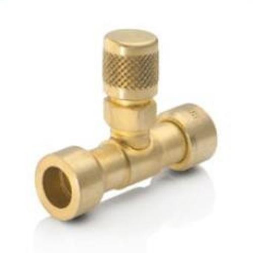 Lokring Part# L13000779 Brass Coupling Connector with Schrader Valve - Genuine OEM