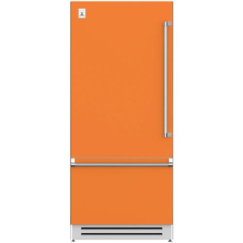 Hestan KRBL36OR Refrigerator, Bottom Mount, Bottom Compressor, Left Hinged,