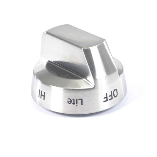Samsung Part# DG94-01712A Burner Control Knob - Stainless (OEM)