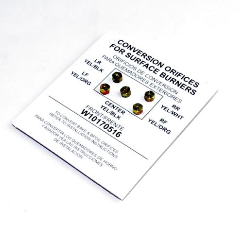 Whirlpool Orifice Conversion Kit WPW10170516