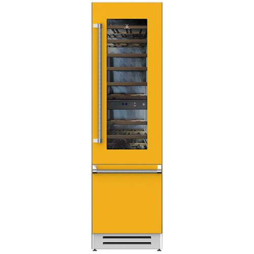 Hestan KRWR24YW Refrigerator With Wine, Right Hinged, 24-Inch - Yellow