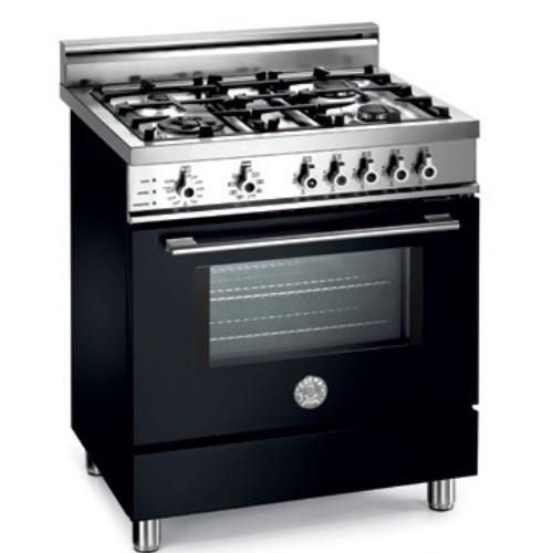 Bertazzoni X304PIRNE Professional Series 30 Inch Pro-Style Dual-Fuel Range with 4 Sealed Burners
