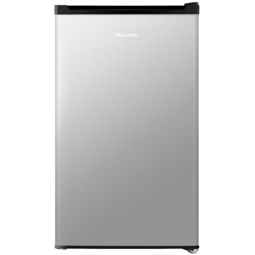 Hisense LCR33D6NSE 3.3-Cu Ft Freestanding Mini Fridge (Silver)