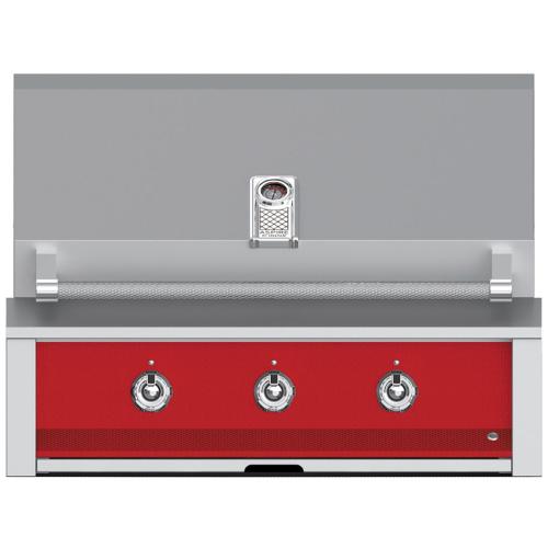 Hestan EAB36NGRD Grill, Aspire, Built-In, (3) U-Burner, 36-Inch - Ng - Red