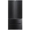 Midea FD225BSS Toscana 22.5 Cu. Ft. French Door Refrigerator - Black Stainless Steel