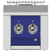 Hestan AEB122NGBU 12 Inch Built-In Double Side Burner with LED-Illuminated Control Panel - Blue
