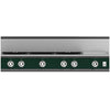 Hestan KRT485GDLPGR Rangetop, 5 Burner With Griddle, 48-Inch - Lp - Green Parts