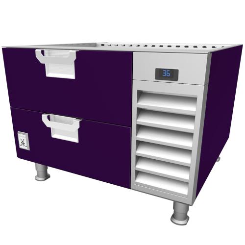 Hestan HRBSC36PP Refrigerated Base, Cold Rail, 36-Inch , Self-Contained, Asse