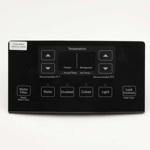 GE Refrigerator User Interface Control Panel Assembly (Black) GSH25JSDBSS