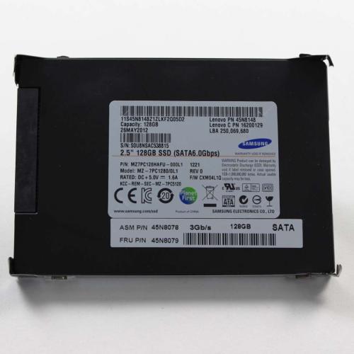 Lenovo Part# 45N8079 Driveh Tray-sata Ssd 128Gb Sam (OEM)