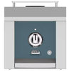 Hestan AGB121LPGG 12 Inch Side Burner with 20,000 BTU for Built-In Grills - Dark Gray