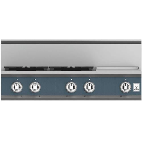 Hestan KRT364GDLPGG Rangetop, 4 Burner With Griddle, 36-Inch - Lp - Dark Gray
