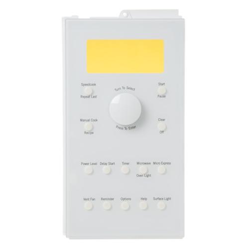 GE Part# WB07X10646 Control Panel Assembly (OEM) White