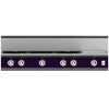 Hestan KRT485GDNGPP Rangetop, 5 Burner With Griddle, 48-Inch - Ng - Purple Parts