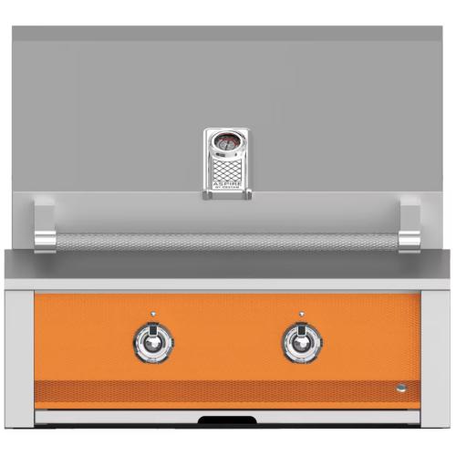 Hestan EAB30NGOR Grill, Aspire, Built-In, (2) U-Burner, 30-Inch - Ng - Orange