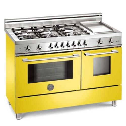 Bertazzoni X486GPIRGI Professional Series 48 Inch Pro-Style Dual-Fuel Range with 6 Sealed Burners