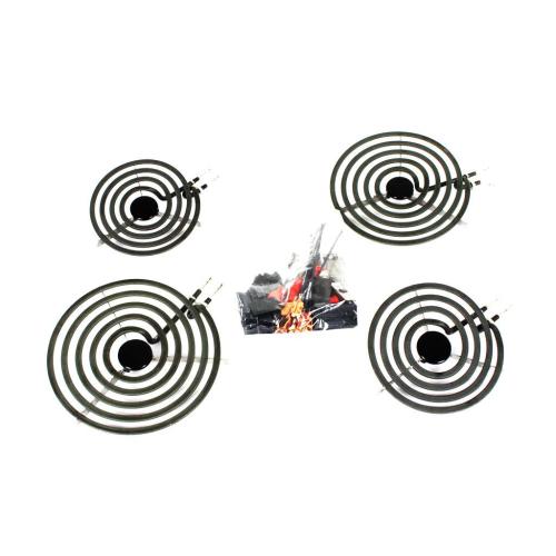Whirlpool Coil Surface Element Kit (2 Large/2 Small) 4392061