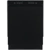 Midea CDW4FCMB Criterion 24-Inch 4-Cycle Front Control Built-In Dishwasher, Black