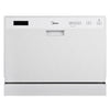 Midea MDC3203DWW3A 6-Place Setting Countertop Dishwasher, White