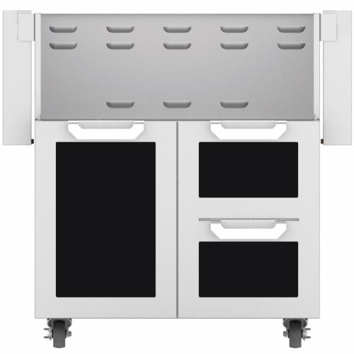 Hestan GCR36BK Double Drawer And Door Cart, 36-Inch - Black
