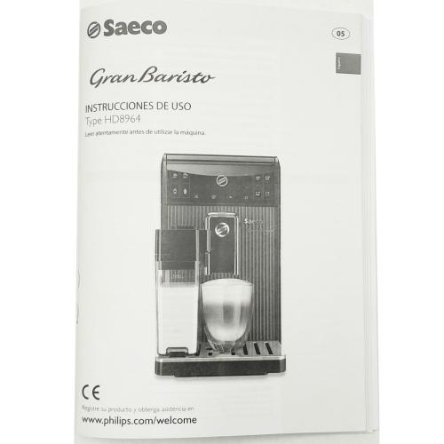 Saeco Part# 421946004051 Manual - Genuine OEM