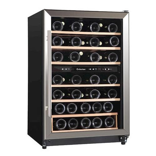 Midea CWCDZ45M1S 4.5 Cu. Ft. Single-Door Dual-Zone Wine Cooler