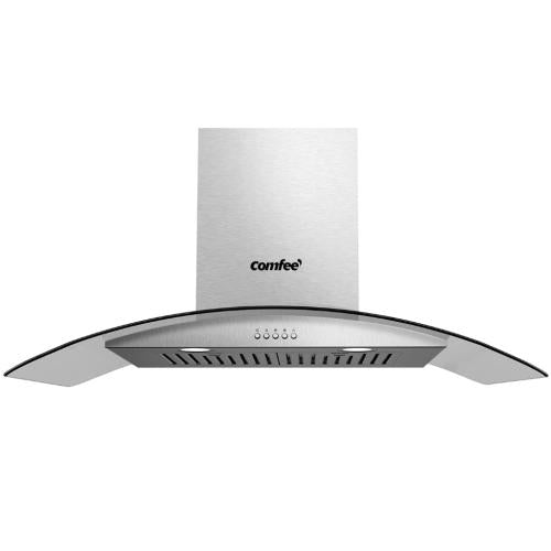 Midea CVG36W8AST Comfee 36-Inch Wall Mount Glass Range Hood - Stainless Steel
