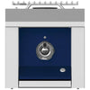 Hestan AEB121LPDB 12 Inch Built-In Single Side Burner with Stainless Steel Cover and LED-Illuminated Control Panel - Dark Blue