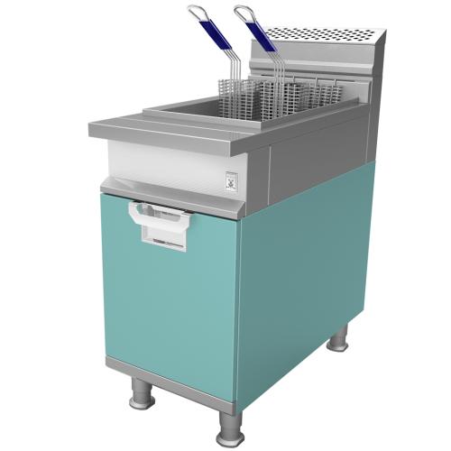 Hestan HFRR242LPH1TQ Fryer, Rh, Top Assembly, 24-Inch -2 Lp-H1, Turquoise