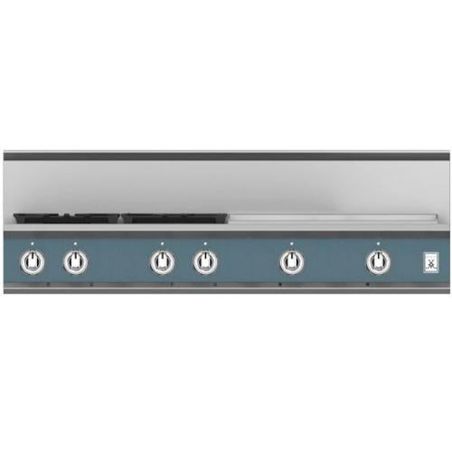 Hestan KRT484GDNGGG Rangetop, 4 Burner With Griddle, 48-Inch - Ng - Dark Gray