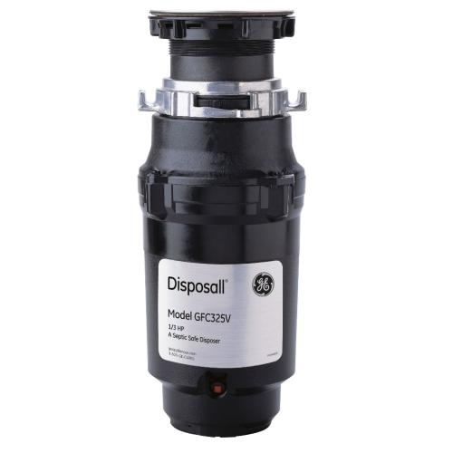GE Part# GFC325FDS 1/3 Horsepower Continuous Feed Disposer (OEM)