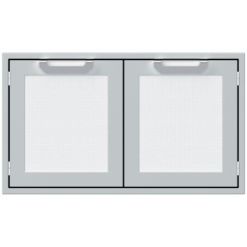 Hestan AGLP36WH Double Sealed Pantry Storage Doors, Marquise, 36-Inch - Whit