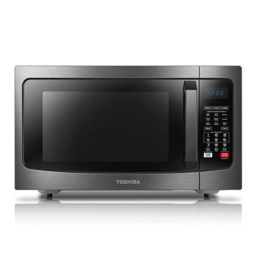 Midea EC042A5CBS Toshiba 1.5 Cu. Ft. Smart Convection Microwave, Black Stainless