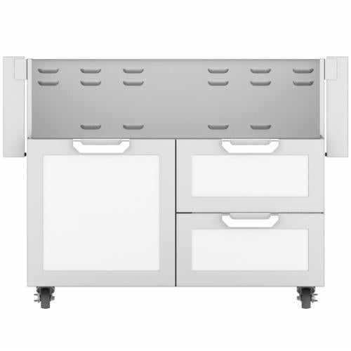 Hestan GCR42WH Double Drawer And Door Cart, 42-Inch - White