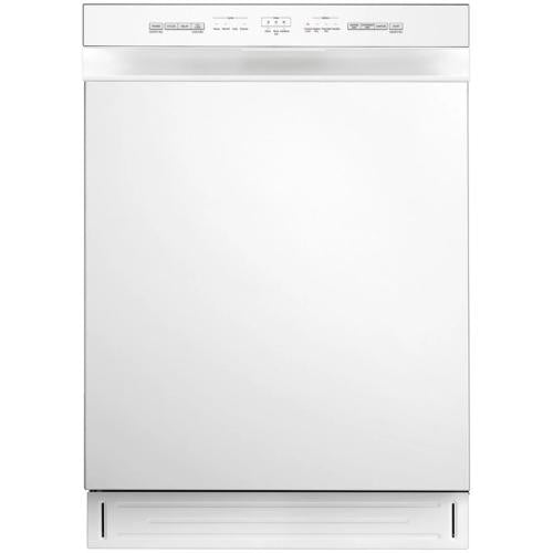 Midea MDF24P1BWW 24-Inch 52 dBA Quiet Front Control Dishwasher, White