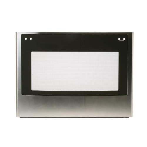 GE Part# WB57T10383 Door Glass and Trim (OEM) SS