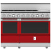 Hestan KRG485GDLPRD Range, 5 Burner With Griddle, All Gas, 48-Inch - Lp - Red