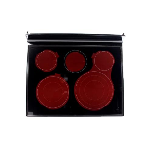 LG Part# AGU76970504 Glass Cooktop - Black (OEM)