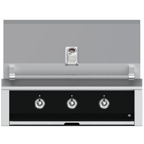 Hestan EAB36NGBK Grill, Aspire, Built-In, (3) U-Burner, 36-Inch - Ng - Black