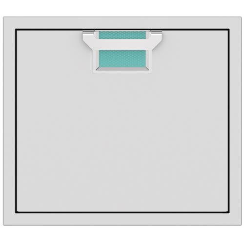 Hestan AEADL18TQ Single Access Door, Hinge Left, 18-Inch - Turquoise