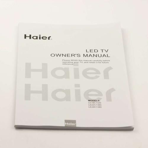 Haier Part# TV-9999-133 User's Manual (OEM)