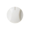 GE Part# WB3K5116 Burner Control Knob (OEM) White