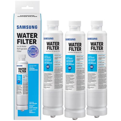 Samsung Part# HAF-CIN-3P/EXP Water Filter (3 Pack Savings) - Genuine OEM