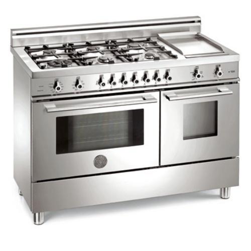 Bertazzoni X486GPIRX Professional Series 48 Inch Pro-Style Dual-Fuel Range with 6 Sealed Burners