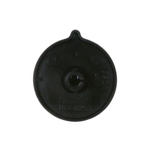 GE Part# WB03K10135 Top Burner Control Knob (OEM) Black